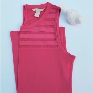 NWOT Large pink/salmon sleeveless blouse